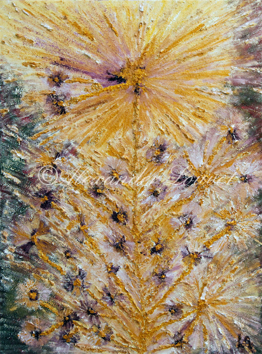 Painting "ANEMONIA" Oil 80X60