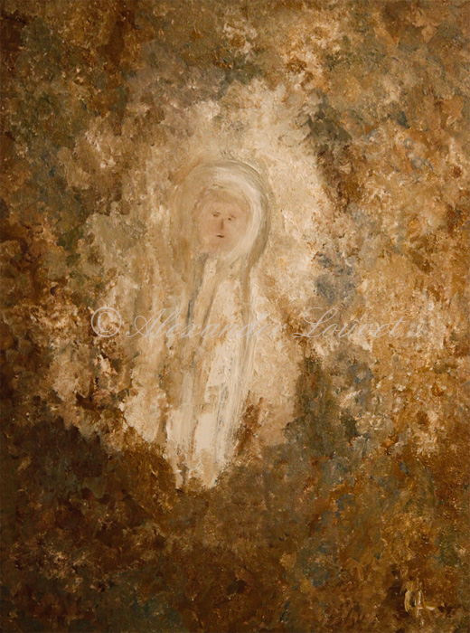 Painting "JESUS" Acrylic-Oil 80X60