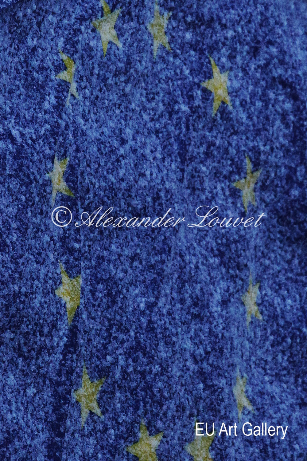 Artphoto - "EU Flag Frozen II" 70x50