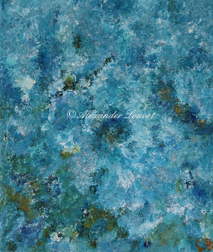 Painting "Blue Dream III" 60xw40