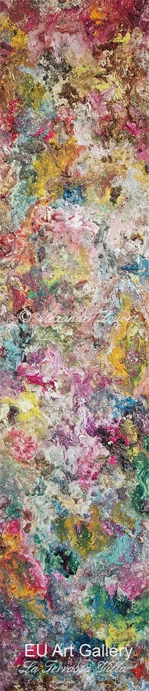 Painting - Dalina Dreams - 150x30 Acryl