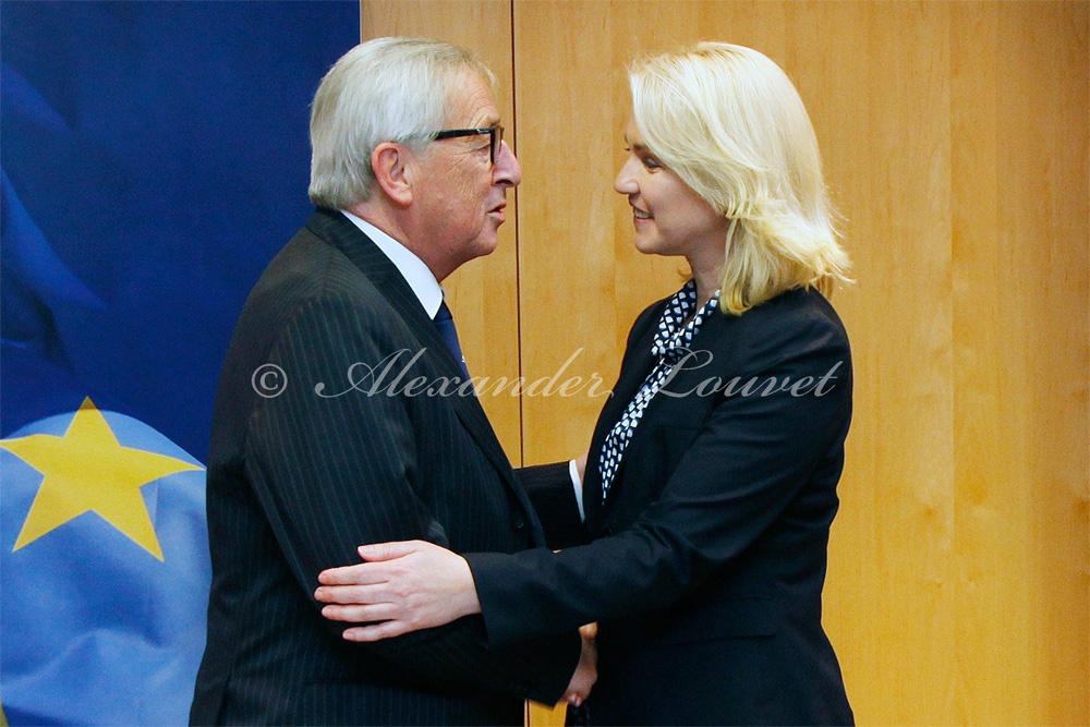 Ministerpresidentin Manuela Schwesig meets President Jean-Claude Juncker 